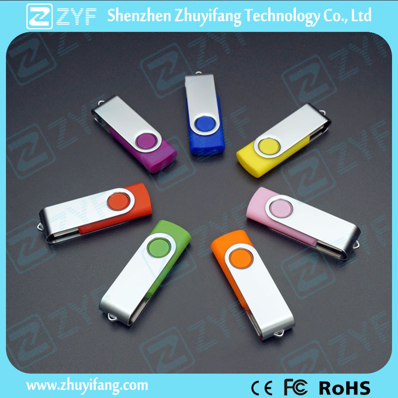 Most Popular Promotional Gift Swivel USB Flash Drive (ZYF1269)