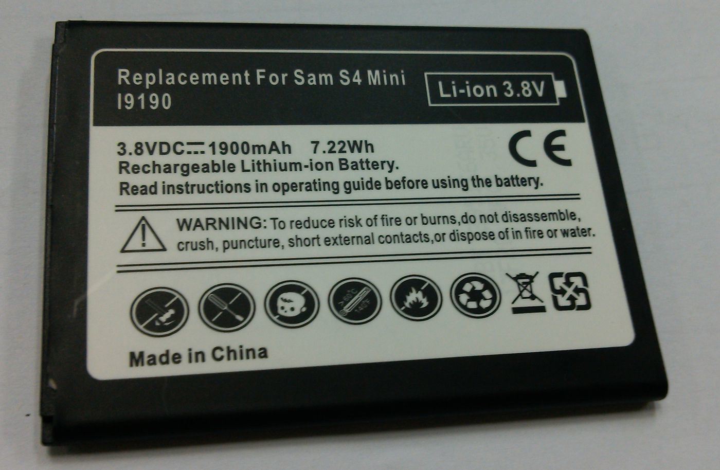 Mobile Phone Battery for Samsung Galaxy S4 Mini