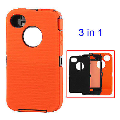 Triple Layer Hybrid Shockproof Combo Cover for iPhone5S