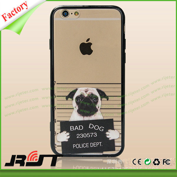 China Supplier Cartoon TPU Accept Custom Phone Cover for iPhone6 6s Plus (RJT-0140)