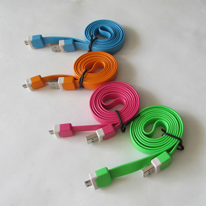 Colorful 3m Noodle Micro USB Cable