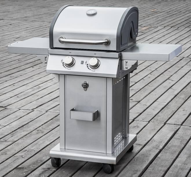 CSA Approved 2 Burner Outdoor Gas Barbecue Grill for Sale