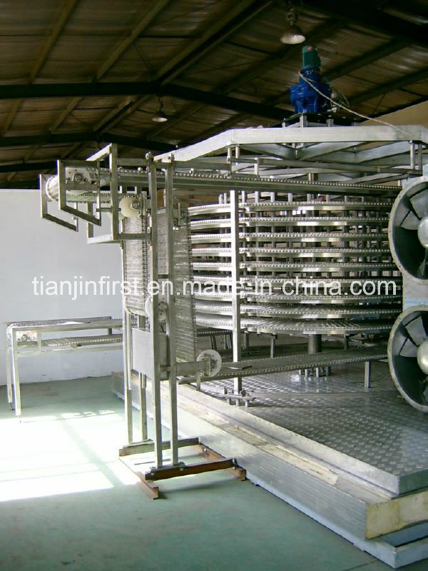 Spiral Freezer for Meat Fish Poultry Seafood Dumpling Bread