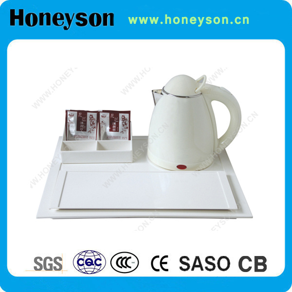 0.8L Electric Water Kettle with Welcome Tray for Hotel