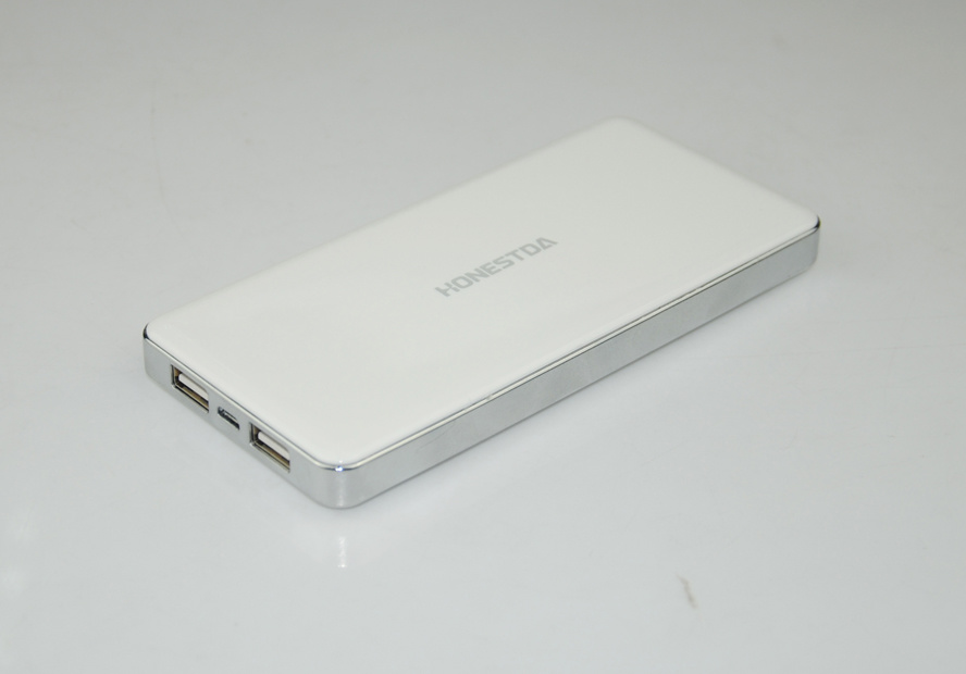 10000mAh Portable Power Bank with Dual Outputs and Polymer Battery