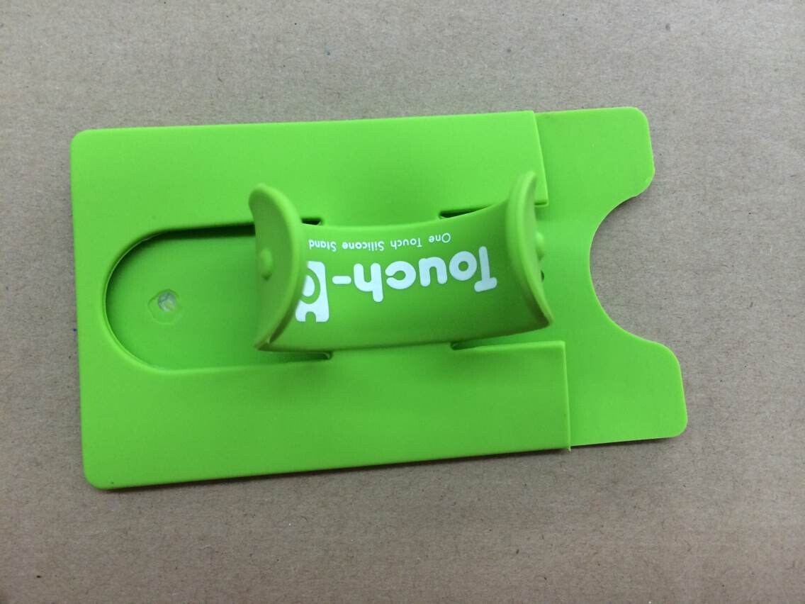 Silicone Mobile Phone Holder with Credit Card Slot
