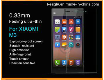 0.33mm Thickness Tempered Glass Screen Protector for Xiaomi Mi3