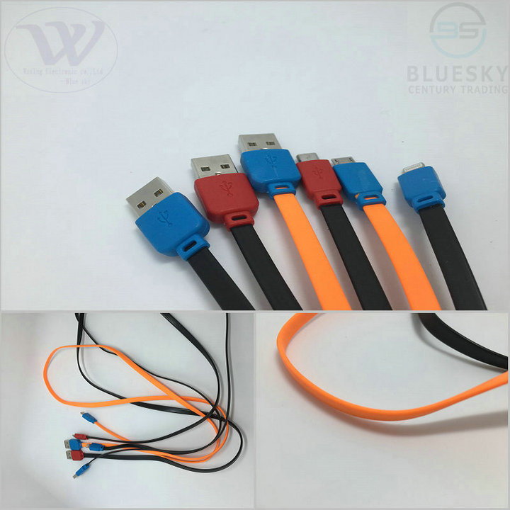 Data and Charging Cable Flat Cable Use for Mobile Phone