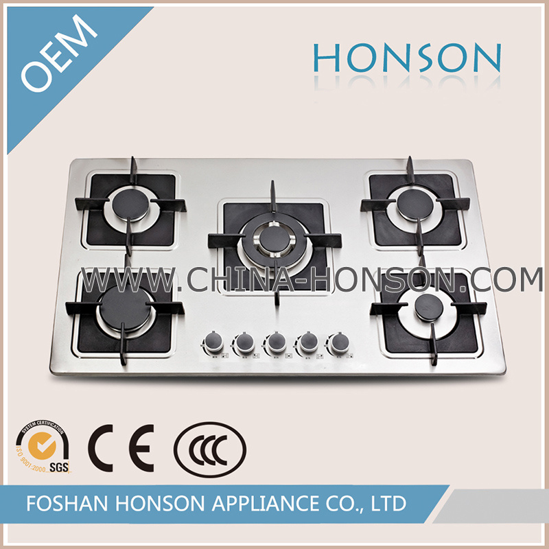 Built in Gas Cooktop Stainless Steel Gas Hob Gas Cooker