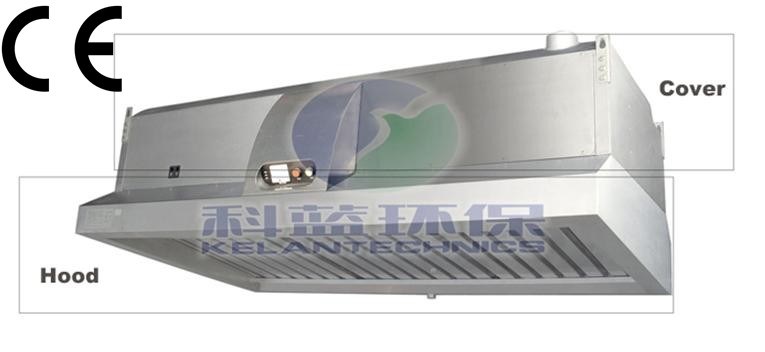 All-In-One Range Hood Filter Purifier for Commercial Kitchen