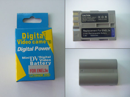 Camcorder Batteries for Replacement Nikon En-EL3e Li-ion Battery (LP-E5)
