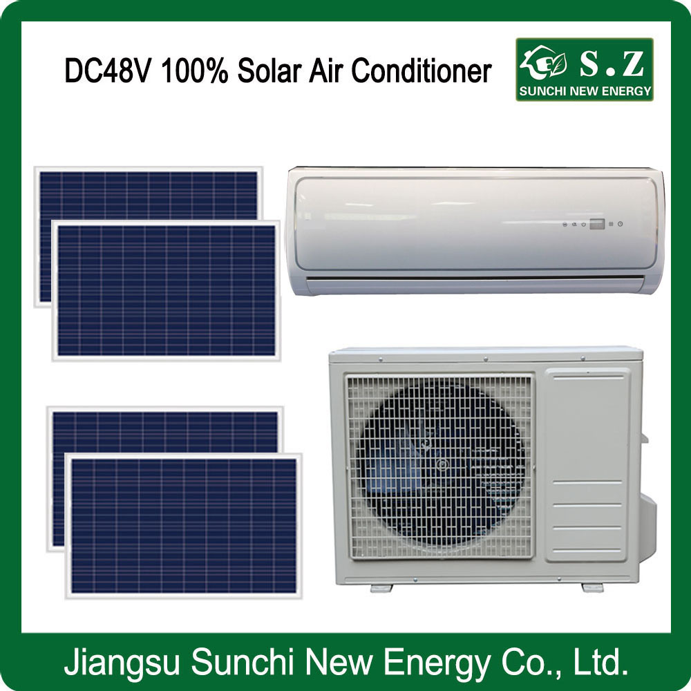 China Professional DC 100% Energy Saving Solar Panel Air Conditioner