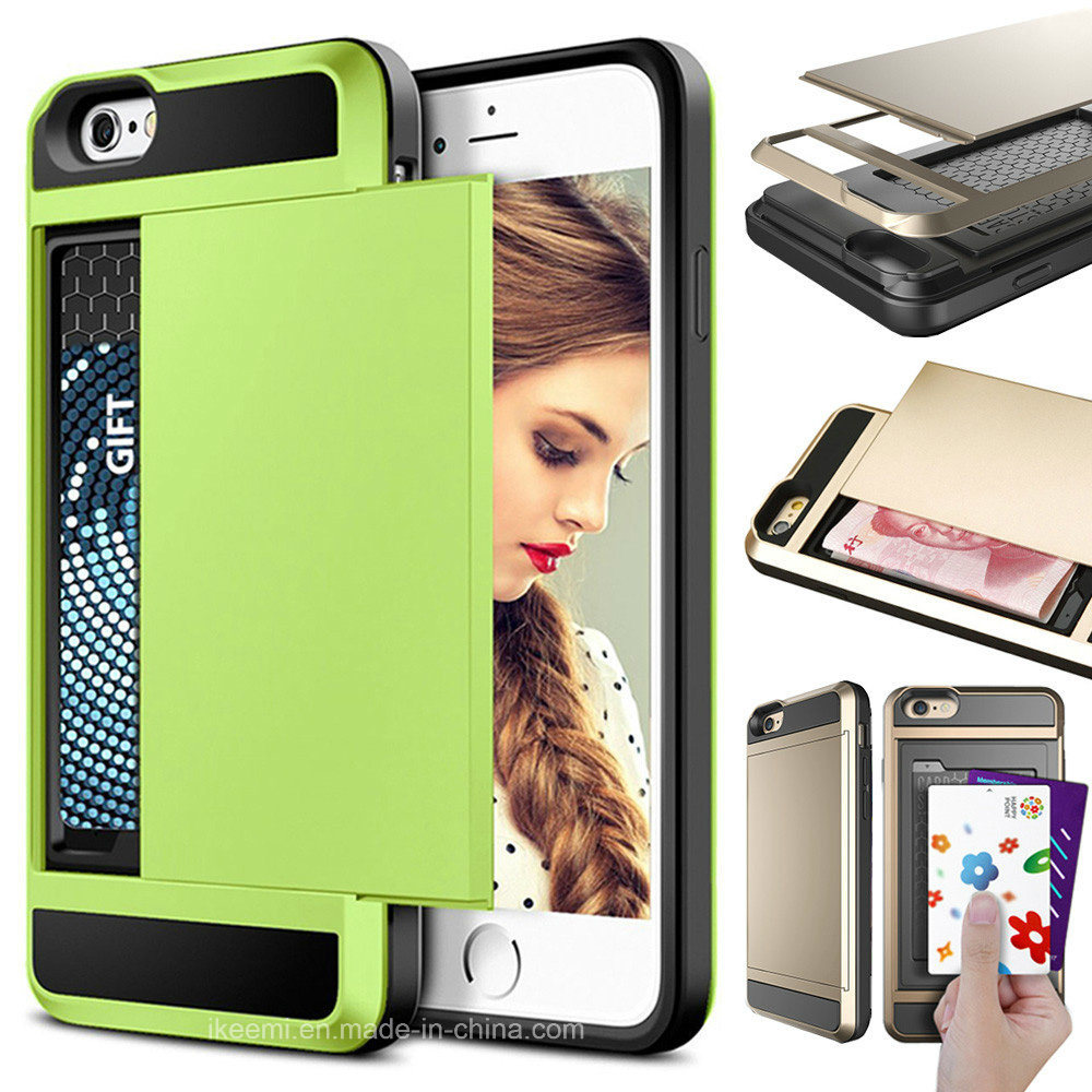 High Quality Wallet Flip Leather Mobile Phone Case for iPhone 6/ 6s