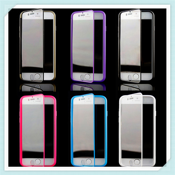 Transparent Soft TPU Gel Mobile Phone Case for iPhone 6