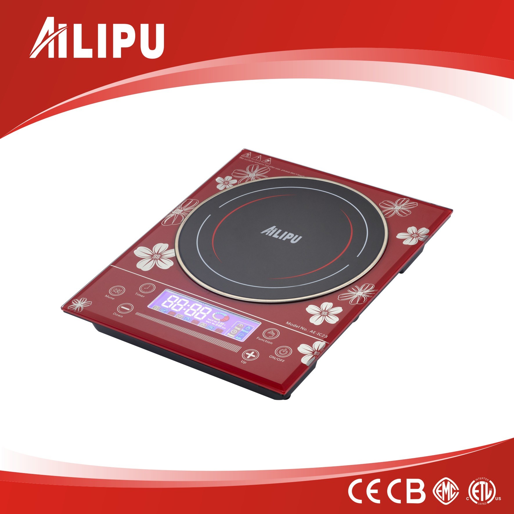 Big LCD Discreen Display Induction Cooker