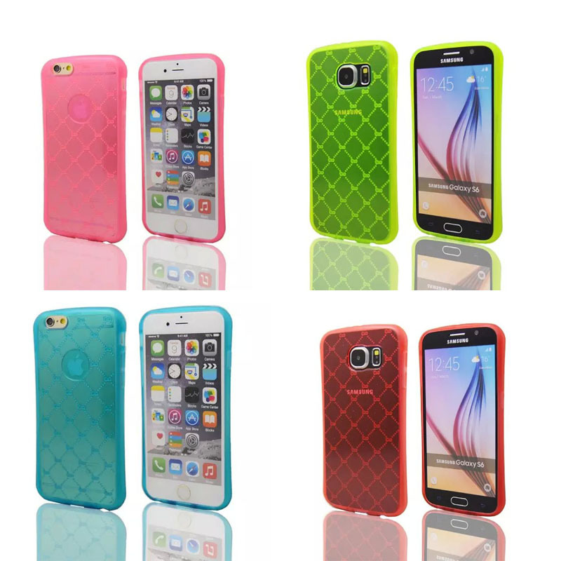 Transparent Mobile Phone Case for Samsung Galaxy S6/S6 Edge