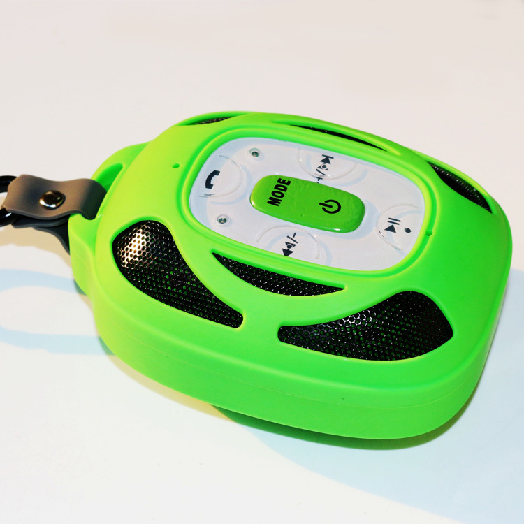 Solar Wireless Portable Mini Bluetooth Speaker with Keychain