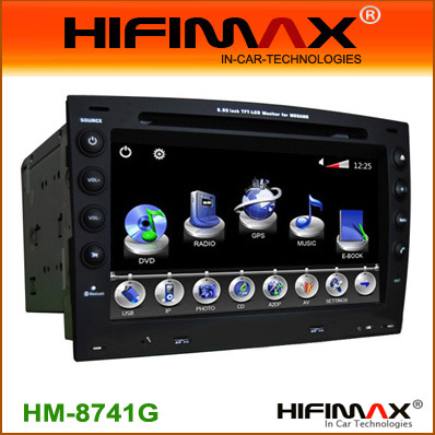 Hifimax 7.0 Inch Car GPS DVD Player for Renault Megane (2008) (HM-8741G)