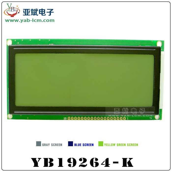 192 * 64 DOT Matrix Screen, LCM LCD Display