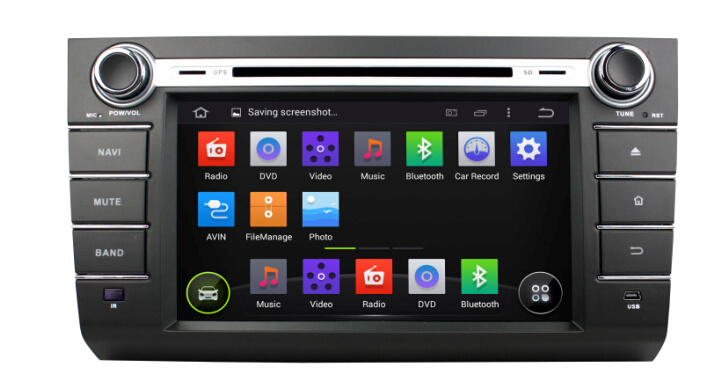 Car DVD Player with GPS, iPod for Android 4.4.4 Suzuki Swift 2014-2015