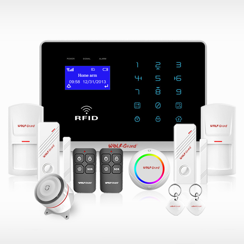 Wireless Intruder Security GSM Home Alarm System with APP Control and Alarm Relay Switch