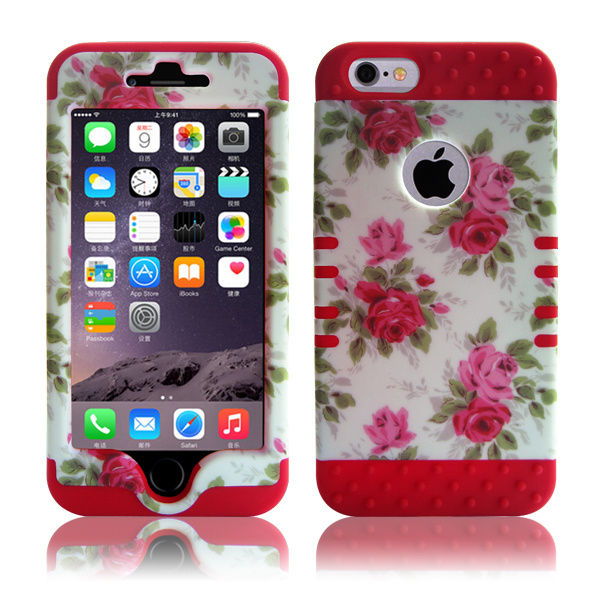 Hot Selling Waterproof PC+ Silicone Mobile Phone Case for iPhone 6plus