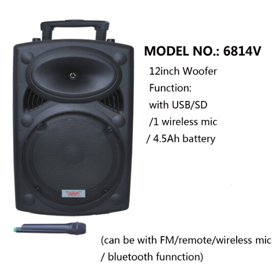 Cheap Price Batter Speaker 6814V