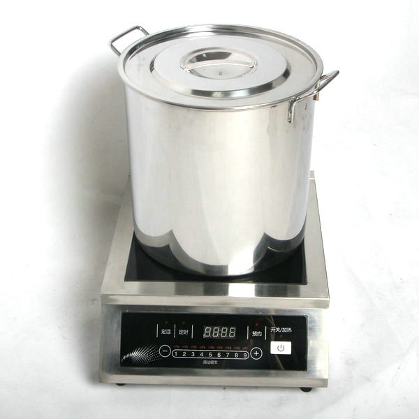 Stainless Steel Commercial Induction Cooktop 3500W 220V