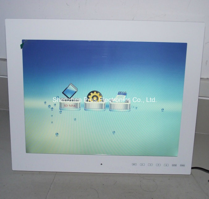 High Quality 14 Inch Digital Photo Frame with Rechargeable Battery