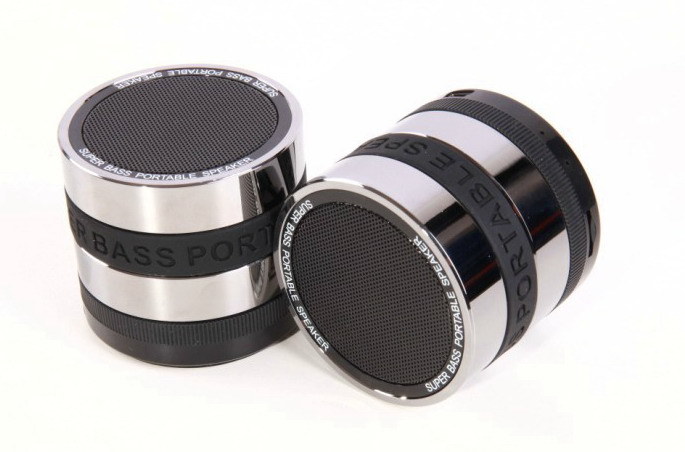 Stainless Steel Bluetooth Speaker Box with TF Card for Outdoor/Indoor