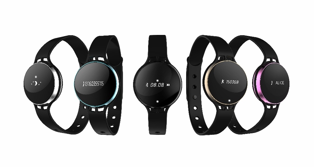 OLED Screen Cheap Round Waterproof Smart Watch with Bluetooth4.0