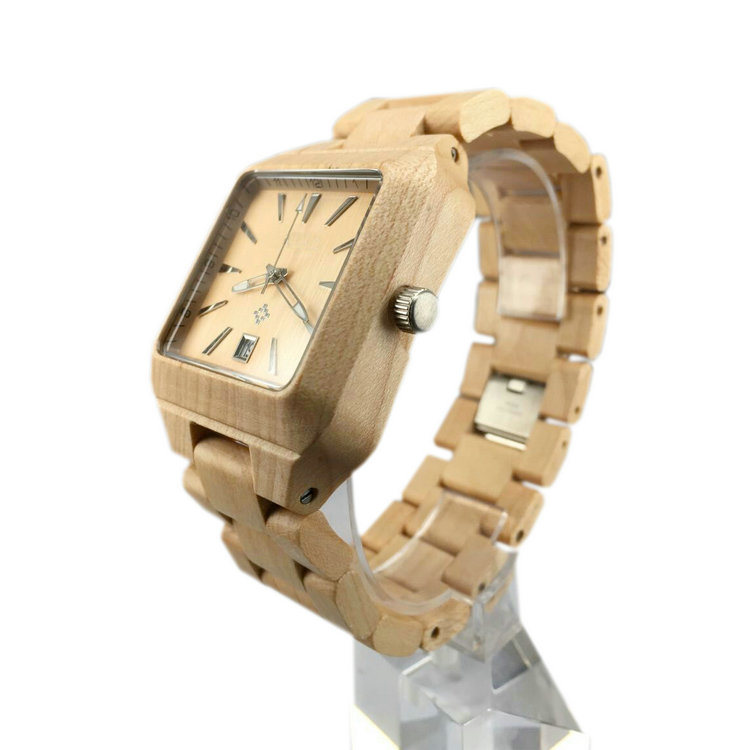 Professional Wooden Watch Manufacture Custom Luxury Wrist Watch Ww-009A