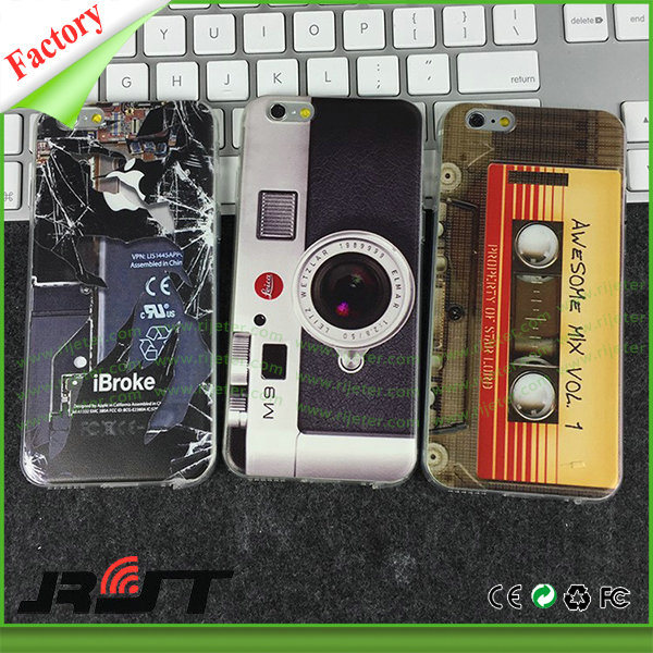 Hot Sale Full Color Print TPU+PC Mobile Phone Cover for Apple iPhone 6/6s Plus (RJT-0110)
