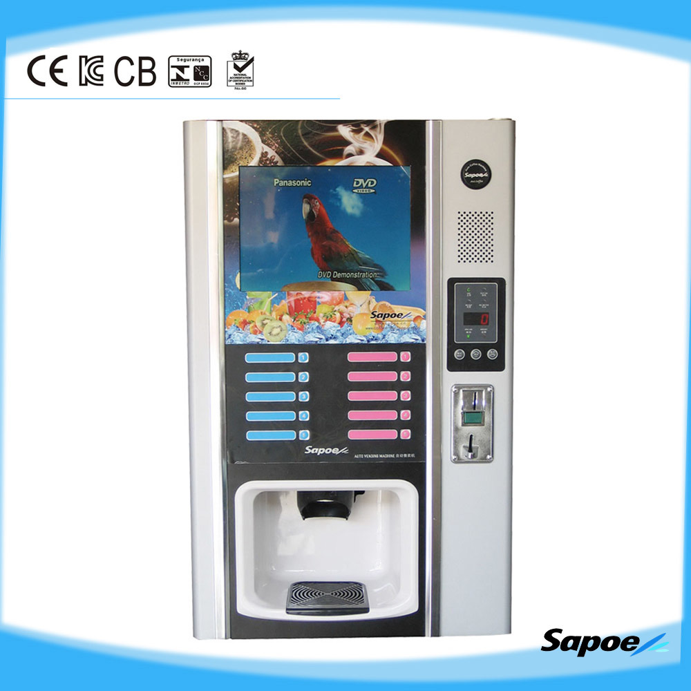 Sapoe Hot & Cold Coffee/ Tea/ Chocolate Dispenser Auto Coffee Vending Machine (SC-8905BC5H5-S)