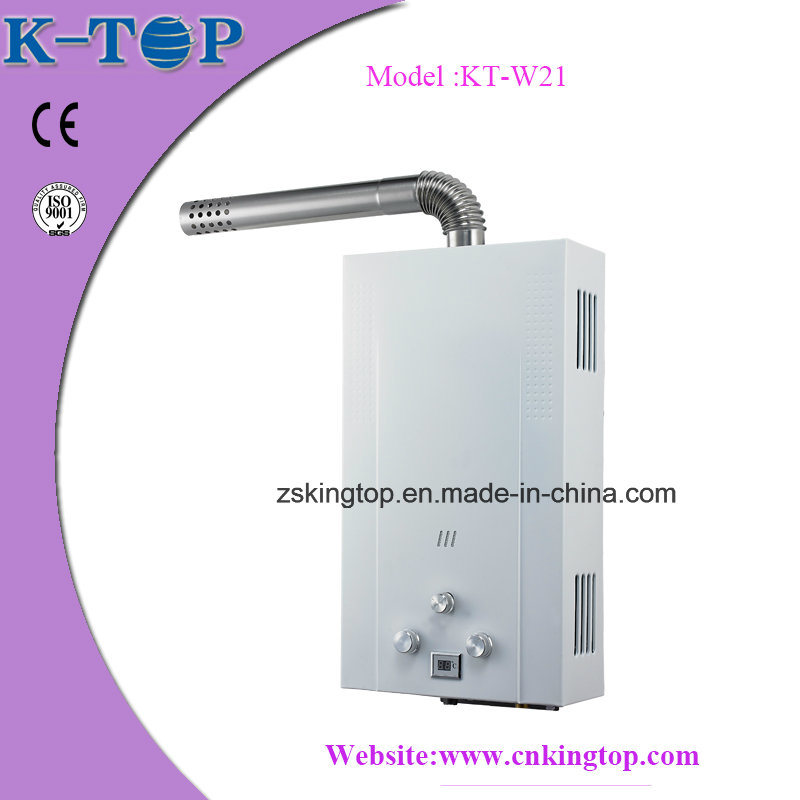 White Panel Foced Type Heater, Gas Water Heater with CE