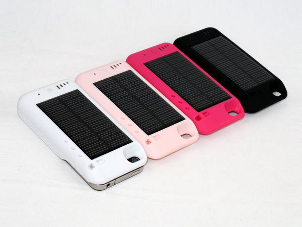 Emmergency Solar Charger for iPhone 4G/4s Mobile Power Bank Station Case