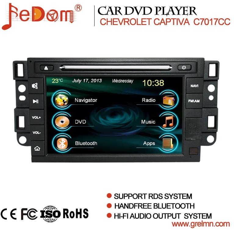 Touch Screen Car DVD GPS Navigation System for Chevrolet Captiva with Bluetooth+Radio+iPod+Video