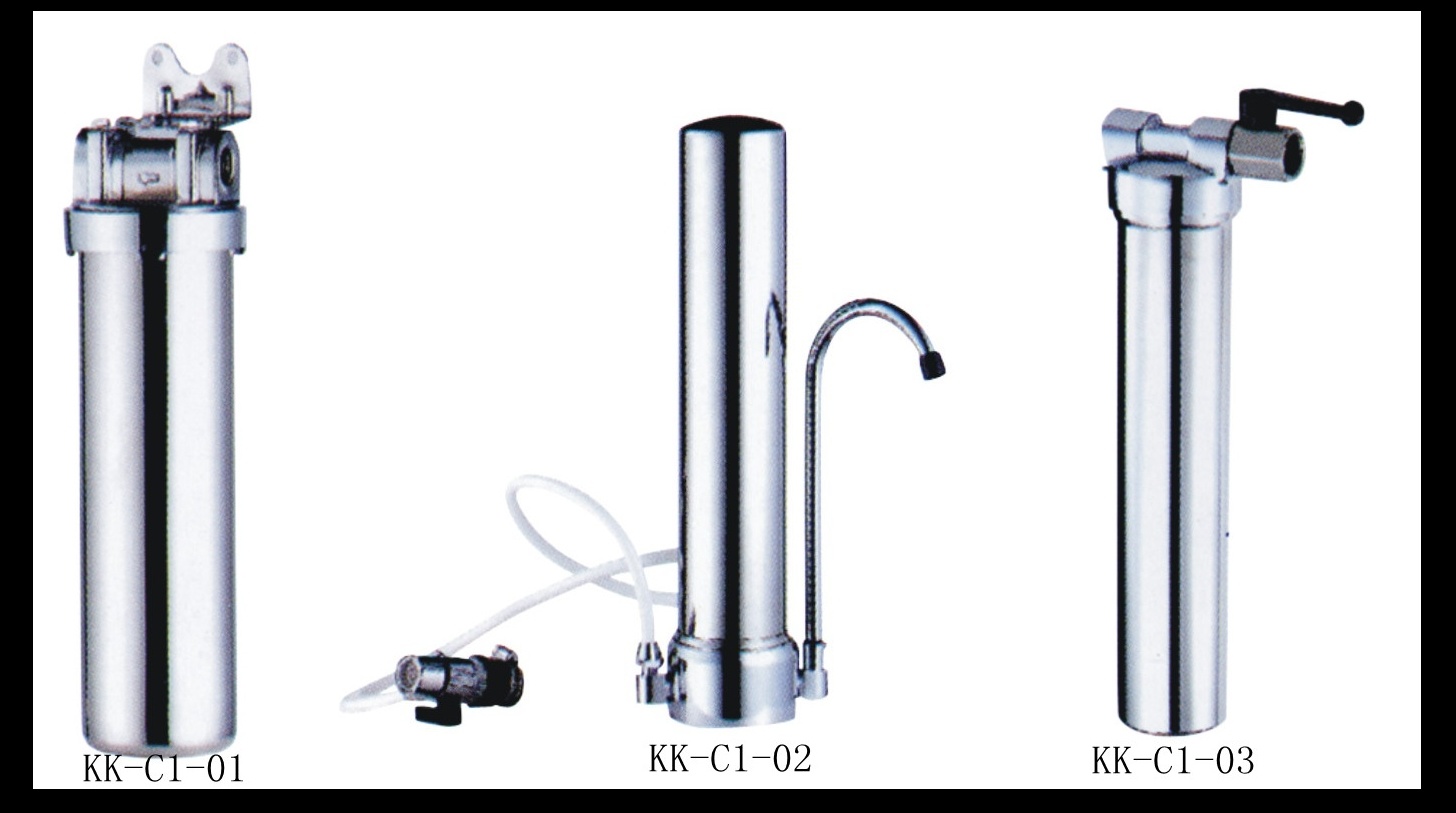 Single Stainless Water Filter (KK-C1-01, 02, 03)