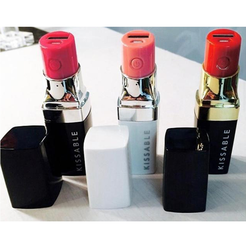 2600mAh Portable Charge Phone / Lipstick Power Bank / Mobile Battery Charger