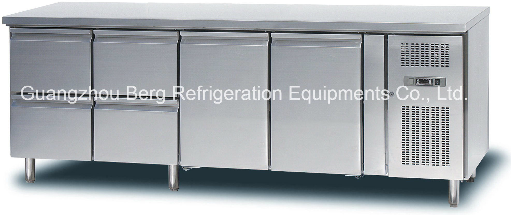 Commercial Workable Refrigerator with Ce ISO Certification