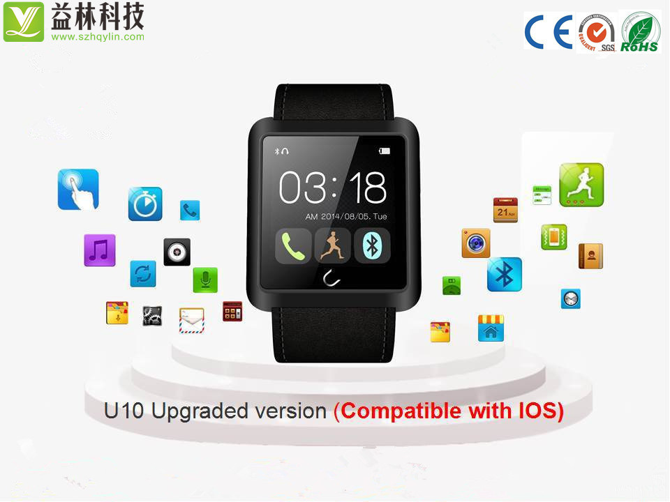 Bluetooth Smart Watch with APP for Android and Apple Phone