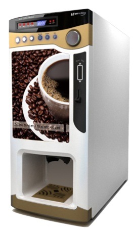Levending Brand Automatic Throwing Coin Coffee Machine (F303V)