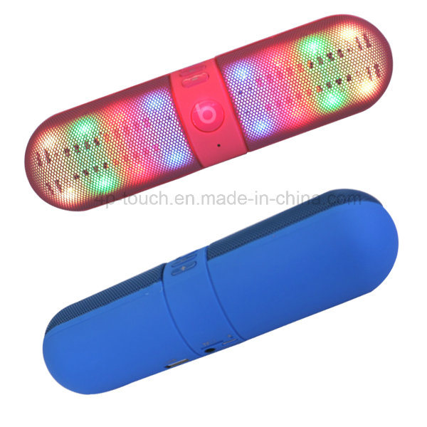 Professional Mini Portable Pill Bluetooth Loudspeaker with LED Light (BT808L)