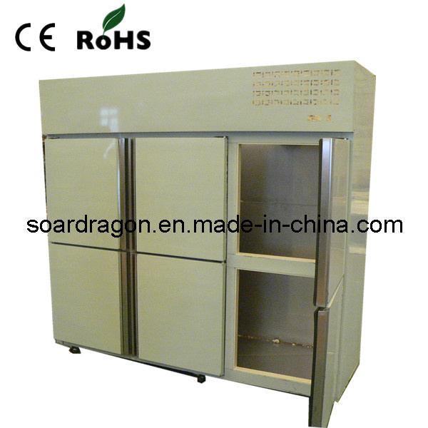 Stainless Steel Commercial Kitchen Refrigerator with 6 Doors (Q2.0L6D)