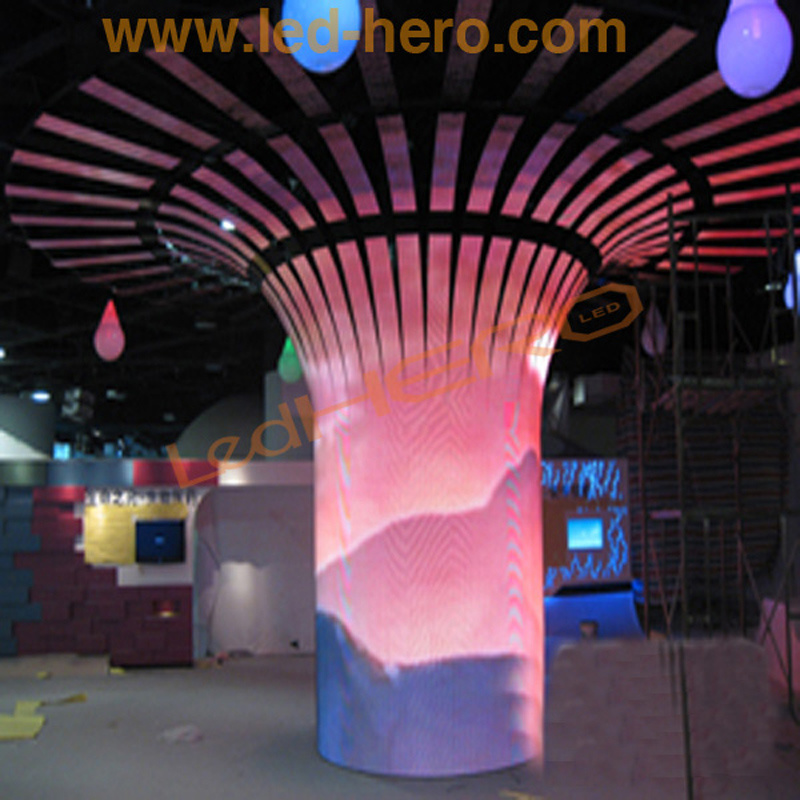 Flexible LED Video Display for Evening Stage