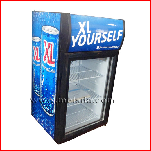 Cooler Showcase, Glass Door Display Refrigerator