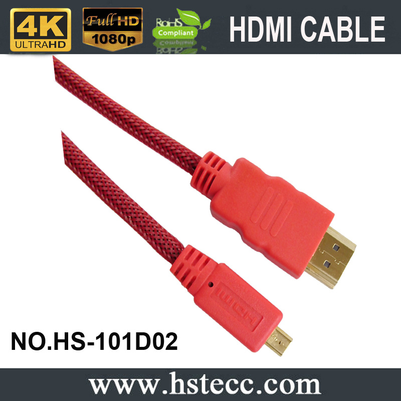 Hot Selling Micro HDMI M/M Molding Cable