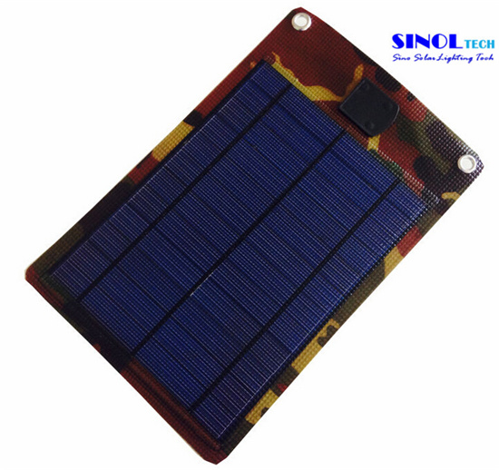 New! 5W 5V Unfolding Solar Mobile Phone Charger/Solar Charger for Cell Phone