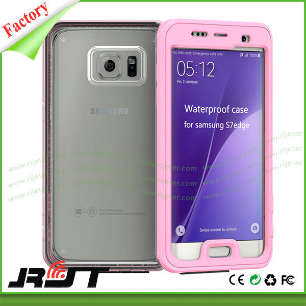 Diving Phone Protective Cover Waterproof Mobile Phone Case for Samsung S7 Edge (RJT-0188)