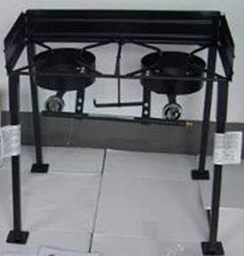 Garden Gas Cooker Two Burners Portable Stove